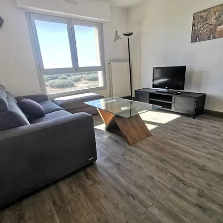 דירה 5008 Cap D'agde T3 Duplex Quartier Falaise 6 Personnes Pkg 1ere Ligne Vue אגדה