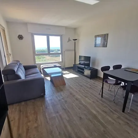 5008 Cap D'agde T3 Duplex Quartier Falaise 6 Personnes Pkg 1ere Ligne Vue דירה *