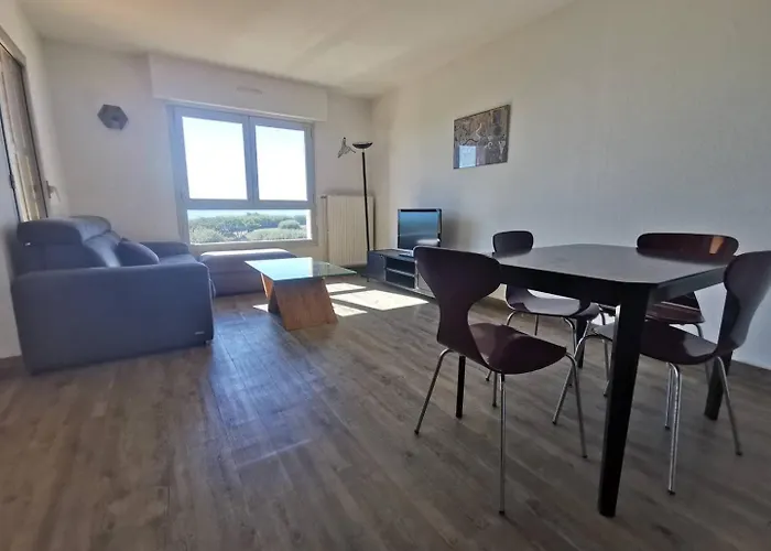 5008 Cap D'agde T3 Duplex Quartier Falaise 6 Personnes Pkg 1ère Ligne Vue * Agde